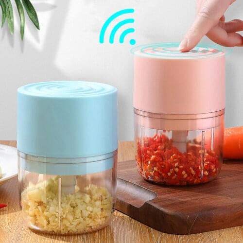 Multifunctional Electric Vegetable Cutter Slicer Fruit Chopper Garlic Crusher Press Meat Grinder USB Rechargeable Potato Masher