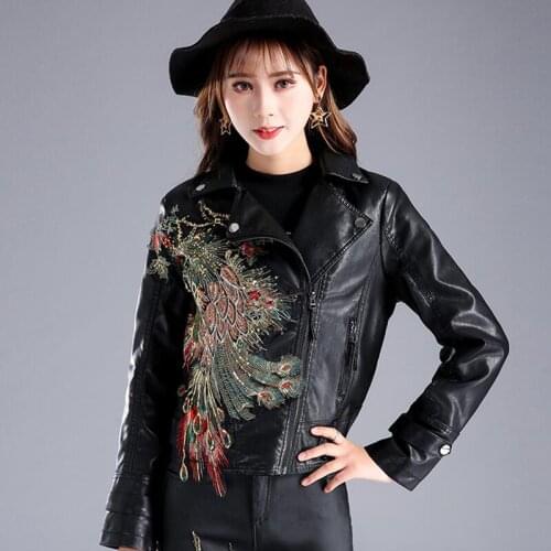 Fashion Womens Leather Jacket 2020 Autumn Female Leather Jacket Women Coat Outerwear Ladies Leather Clothing