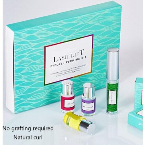 Eyelash Perm Kit Long-Lasting Curl Home & Professional Use Lash Lift Kit Safe Perming Wave Semi-Permanent Curling