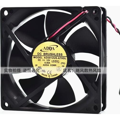 New original 9025 AD0912US-A70GL 12V 0.30A 9cm chassis power supply DC cooling fan