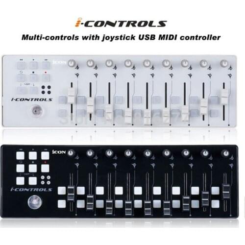 Original ICON iControls USB MIDI controller Multi-Controls with Joystick DJ equipment