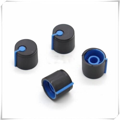 10 Pieces Plastic Flower Shaft Knob Diameter 17mm Height 15mm Potentiometer Encoder Knob Gear Shaped Inner Hole 6mm