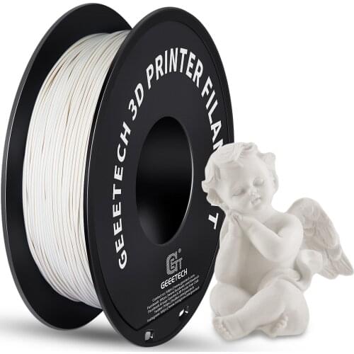 GEEETECH 3rolls 1kg/roll 1.75mm WHITE PLA Filament Vacuum Packaging Overseas Warehouses Various Colors For 3D Printer Fast Ship