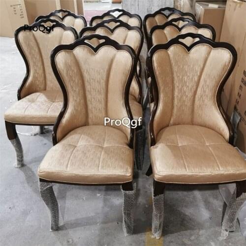 Prodgf 1 Set champagne Luxury Dining Chair