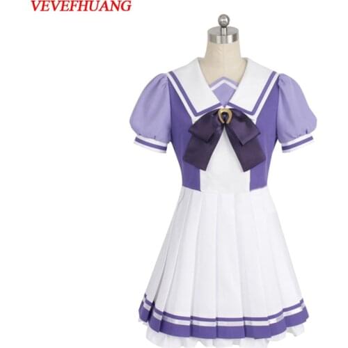 VEVEFHUANG 2018 Game Special Week Suzuka Vodka Special Week School Uniform Pretty Derby Cosplay Custume For Halloween