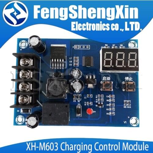 XH-M603 Charging Control Module Digital LED Display Storage Lithium Battery Charger Control Switch Protection Board