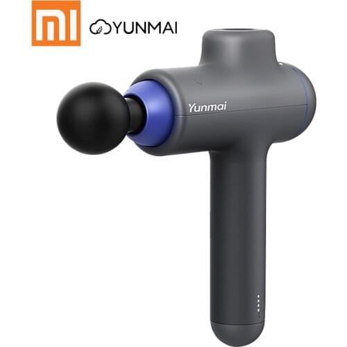 YUNMAI Massage Gun Deep Muscle Stimulator Deep Fascia Massage Guns 3 Modes 4 Heads Rechargeable Exercising Relaxation