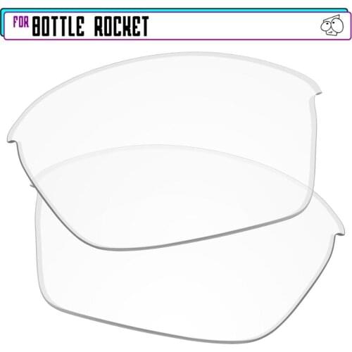 EZReplace Polarized Replacement Lenses for - Oakley Bottle Rocket Sunglasses - HD Clear