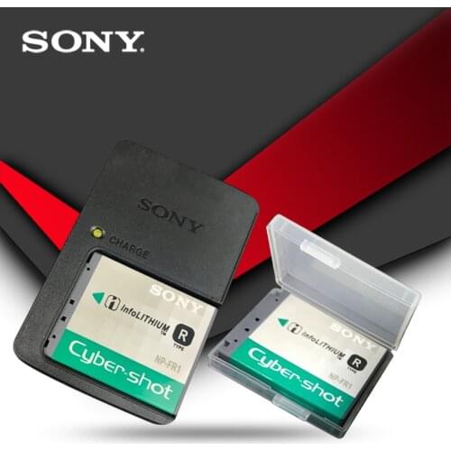 2pcs Sony Original NP-FR1 Battery NP FR1 DSC P100 P200 P150 P120 T30 G1 V3 T50 F88 P100L P100LJ P100PP P100R P100S + Charger