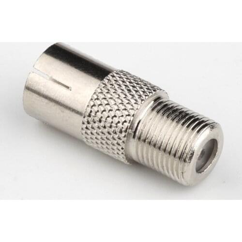 10 PCS Antenna CATV TV FM PAL Female to F Female Jack RF Coax Adapter