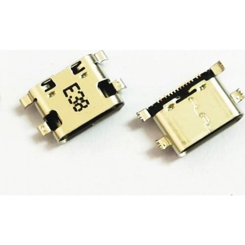50pcs mini jack socket charging port repair type C micro usb connector dock plug for ZTE C2016 W2016 ZMAX Pro Z981 replacement