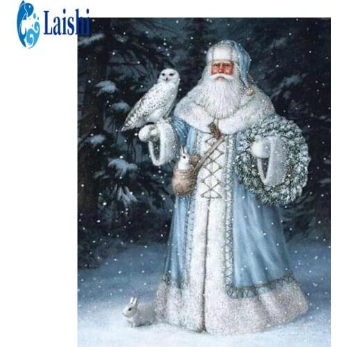 5D Diamond Painting Santa snowman Diamond Full Drill/round Embroidery Cross Stitch Kit Mosaic Picture Gift Bedroom Decoration
