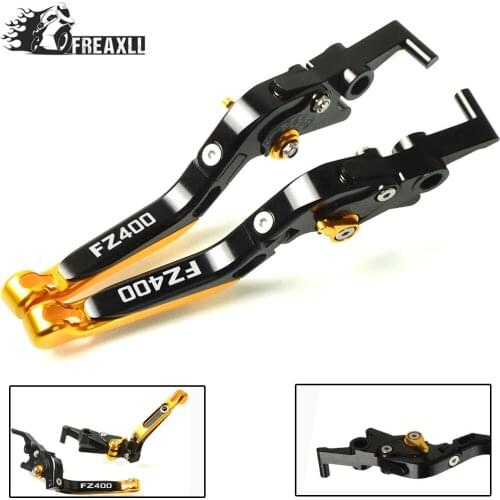 Aluminum Motorbike Handle Grips Motorcycle Adjustable Folding Extendable Brake Clutch Levers For YAMAHA FZ400 FZ 400 1987 1988