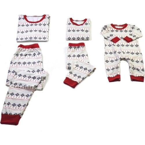 Home Wear Parent-Child Wear Mother Kids Baby Print T-Shirt Long Sleeve Sleepwear Mommy And Me Suits Family Matching Clothes