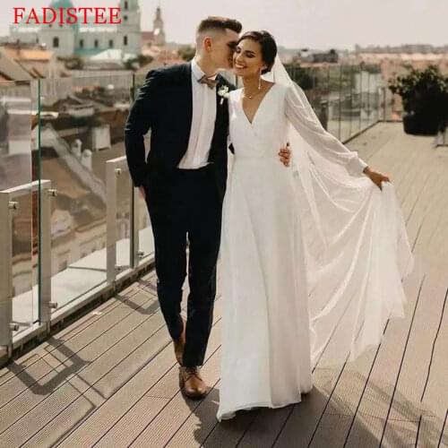 Шифоновые свадебные платья FADISTEE China At AliExpress
