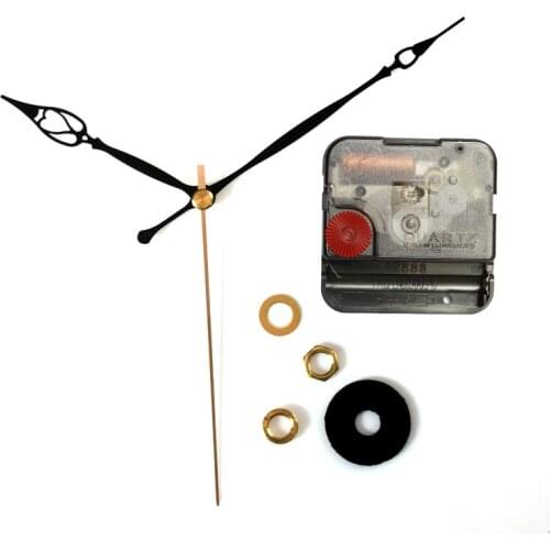 YoungTown wall clock mechanism with 20# hands Silent Plastic Movement DIY Clock Accessory kits Sweep Quartz Movement 12888