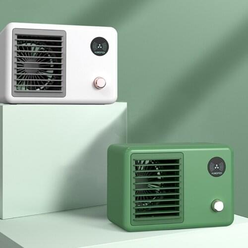 Y98B Mini Movable Desktop Humidification Spray Fan Portable Smart Personal Cooling Tool for Summer Home Office Air Coolers