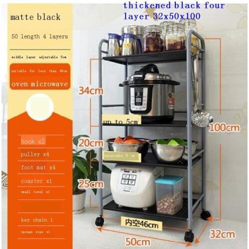 Rack Organizacion Estantes Cutlery Spice Organizer Paper Towel Holder Kitchen Storage Trolleys Prateleira with Wheels Shelves