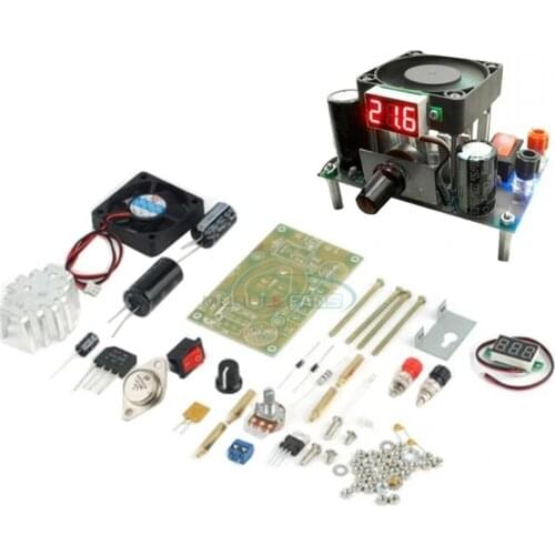 Max 3A 50W LM338K Step Down Buck Power Supply DIY Kit Digital Step-Down Module AC 1-25V DC 3-35V To 1.2-30V For Arduino