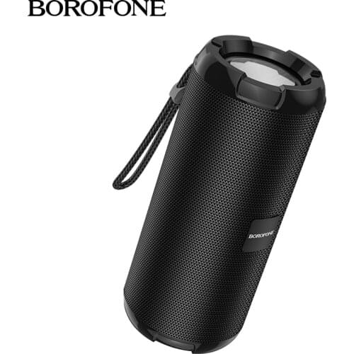 BOROFONE Portable Wireless Speaker TWS Bluetooth-compatible Powerful High Outdoor Bass TF FM Radio Subwoofer Sport Music Speaker