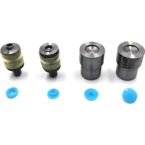 10mm 12mm 15mm Plastic Snaps moulds Snap Buttons Dies Hand Press Machine T3 T5 T8 snaps moulds Color buttons