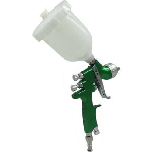 SAT1164 1.3/1.4mm Professional HVLP Air Spray Gun Paint Sprayer 600ml Gravity Feed Airbrush Kit Car Furniture Painting Spraying