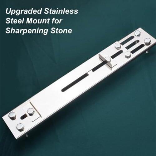 Adjustable Over Sink Sharpening Stone Holder Retractable Non-slip Whetstone Sink Bridge Fits 12.2in to 15.74in Kitchen Sink