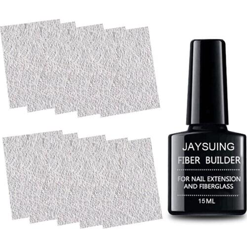 Fibernails Fiber Glass Acrylic Nail Salon Fiberglass Nail For Extenision Set Nail Art Kit Silk Nail Repair