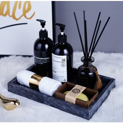 Light Luxury Modern Marble Tray In The Bathroom Room Will Receive The Hotels Sample Washroom Set Toilet Bathroom Fixture