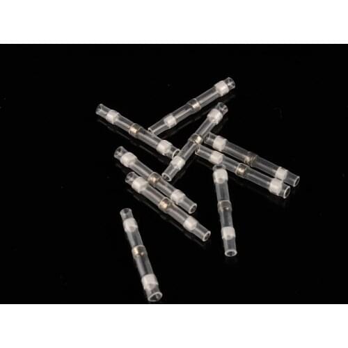 Waterproof Heat Shrink Soldering Seal Sleeve Splice red Terminals Insulated Butt Connectors Kit Electrical Wire Soldered Termina