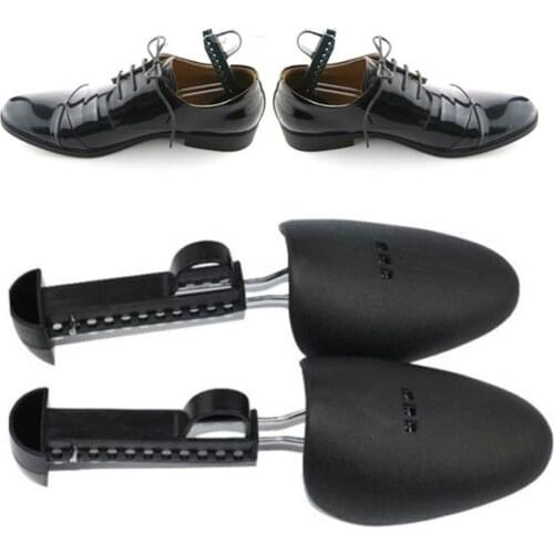 High Quality 1 Pair Women Men Plastic Shoe Stretcher 2-Way Shoes Stretcher Tree Shaper Black Wholesale