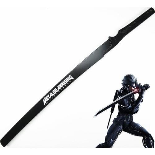 [Funny] 104cm Cosplay Anime Game Gear Rising Revengeance Raiden weapon wooden Sword model Costume party Anime show Japan samurai