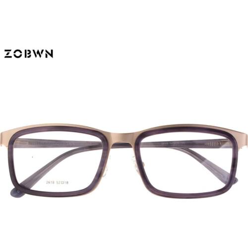 ZOBWN New Arrival Optical Eyeglasses mix samples Men Oculos masculinos Fashion Women Glasses Frame Men Eyeglasses Frame Vintage