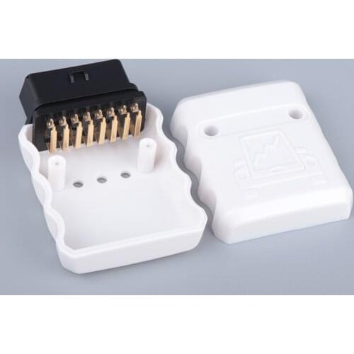 1pc Automotive OBD2 diagnostic female interface 16PIN connector obd plug welding plug-in OBDII connector