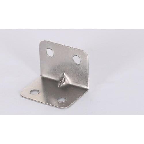 10pcs Stainless Steel Angle Code Seven Words Fixed Bracket Furniture Accessories Cabinet Right Angle Connector