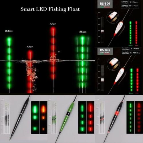 2020 Newest Night Luminous Smart Fishing Float Glowing LED Fishing Bobber Fishing Float Gift for gathering guests