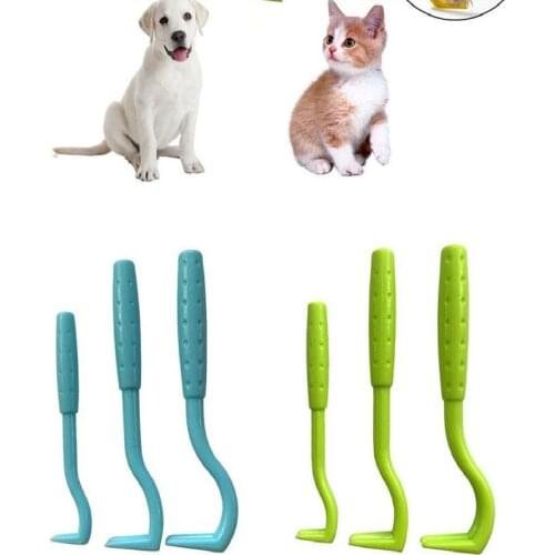 3PCS Pet Flea Remover Tool Scratching Hook Remover Pet Cat Dog Grooming Supplies Tick Picker Flea Removal Tool Pet Comb