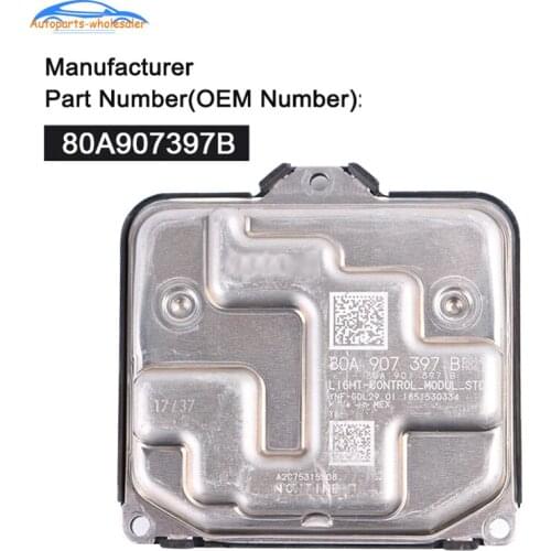 80A907397B 80A 907 397B For AUDI Q5 A8 FULL LED HEADLIGHT CONTROL UNIT MODULE BALLAST ECU car accessories