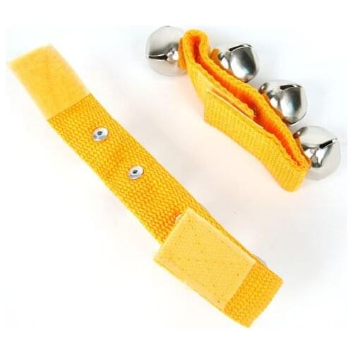 0-1 Year Old Baby Cartoon Wrist Bell Educational Enlightenment Ling Feet Strip Tape 2-piece Package Unisex Plastic Musical 2021