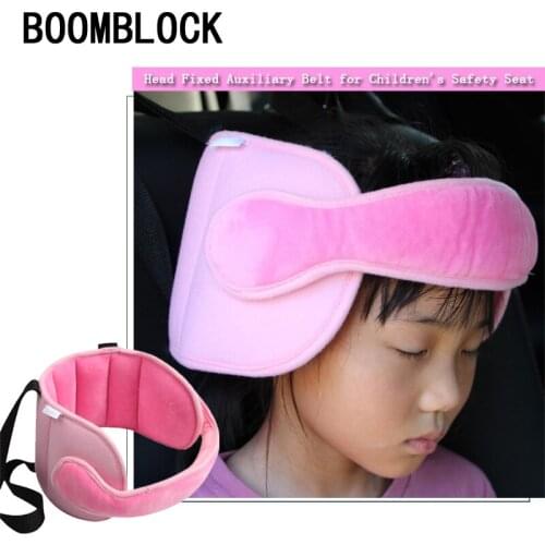 Car Safety Seat Child Head Pillow Baby Sleep Aid Adjustable Fixed Strap for Citroen C5 Hyundai Solaris I30 VW Polo T5 Ford