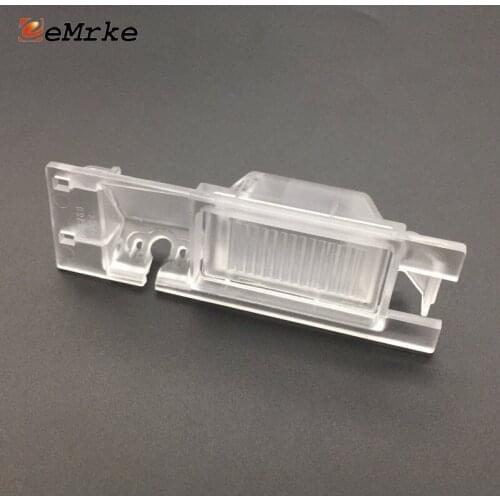 EEMRKE Car Rear Camera Bracket Mount License Plate Lights Housing for Fiat Doblo 263 / Nuovo Doblo 263 / Doblo 152
