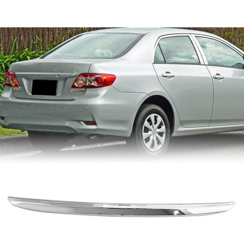 Chrome Rear Trunk Lift Molding Cover Trim For Toyota Corolla 2009 2010 2011 Car Accessories