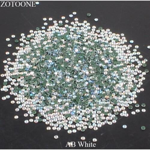 Crystal Hotfix Flatback Glass White AB Rhinestones Stones For Clothing Nail Art Decoration Iron On Strass Crystals Applique E