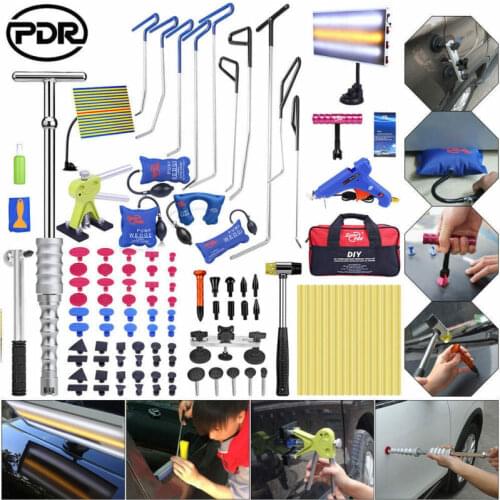 PDR tools paintless dent repair tools Dent Repair Kit Car Dent Puller with Glue Puller Tabs Removal Kits for Vehicle Car Auto