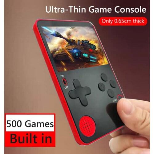 500 Games MINI Portable Retro Video Console Handheld Game Advance Players Boy 8 Bit Built-in 2.4 Inch Color LCD Screen