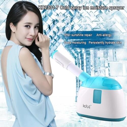 Beauty Instrument Facial Steamer Herbal Vaporizer Aroma Ozone Vaporizer Face Sauna Spa Cold Steam Humidifier Skin Care Tool