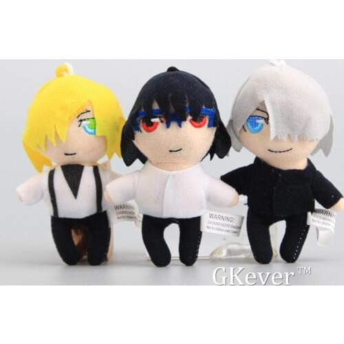 New Arrival 3 Pcs/Lot YURI on ICE Plush Pendant Toy Cute Mini Soft Stuffed Dolls with Key Chain 5" 12 cm