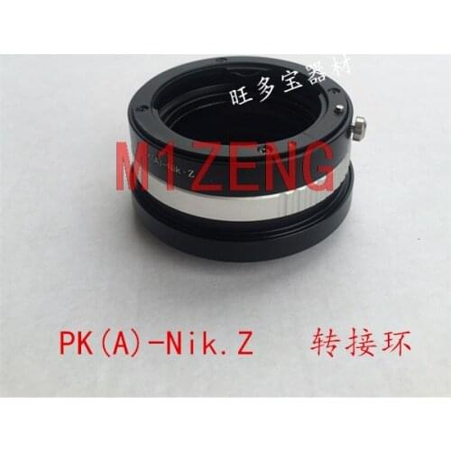 PK(A)-NZ Adapter ring for PENTAX A DA mount lens to nikon Z Z6 Z7 z50 NZ Camera body