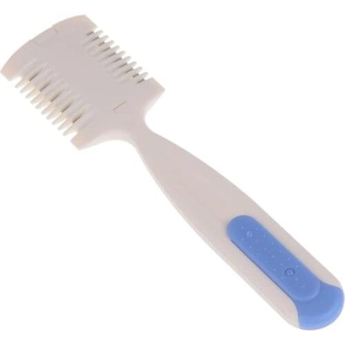 Pet Hair Trimmer Comb Dog Long Hair Remover Cutting with 2 Blades Grooming Razor Thinning Hairbrush Comb Products For Cats Puppy