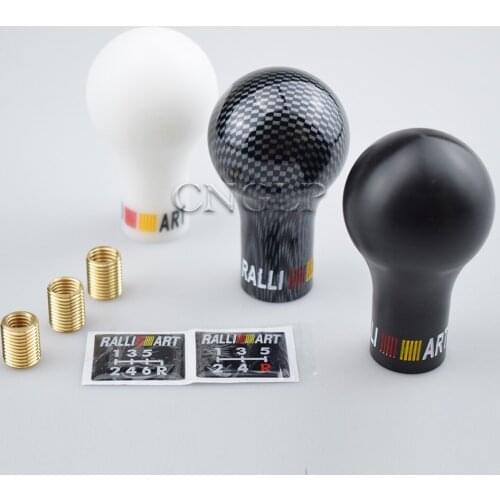 RALLIART 5/6 Speed Auto Gear Shift Knob Car Manual Transmission (MT) for Mitsubishi